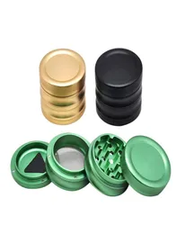 Pepper Grinders Herb Metal Ginder 56mm 4 Layer Tobacco Grinder for Smoking Aluminum Crusher CNC Teeth Colorful Grinders Fit Dry He7743193