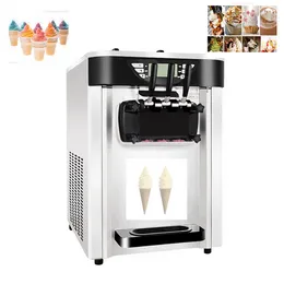 Cheap price automatic 3 Flavor Fruit Commercial making Soft Serve Ice Cream Maker Machine