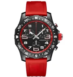 U1 Hoogwaardig AAA Bretiling herenhorloge Japan VK Quartz Endurance Pro Avenger Chronograaf 48 mm horloges Rood rubber 1884 Herenhorloges Horloges van hardexglas