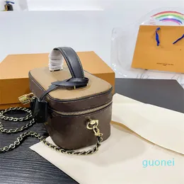 2024 Designer-Make-up-Tasche Case Bag Founder Kompakte Damen-Umhängetasche im Vintage-Stil, 18 x 14 x 10 cm