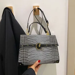 Mode Commuter Tote Bag Voor Vrouwen Handtas 2024 Nieuwe Trendy Veelzijdige Grote Capaciteit Een Schouder Crossbody Tas