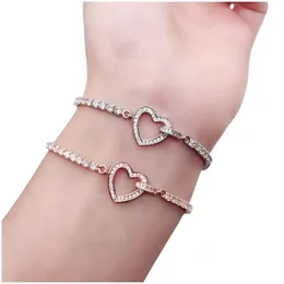 Swarovskis Armband Designer Damen Top Qualität Armreif Herz zu Herz passendes herzförmiges Zugarmband weiblich Element Kristall Herz Armband weiblich
