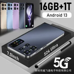 Nouveau téléphone portable S24ultra populaire, Android 4G, 16 go, 1T, commerce extérieur, génération de Stock, vente en gros, 2024