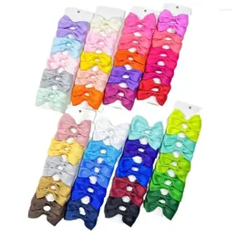 Hair Accessories 10pcs Selling Children's Clip Set Dovetail Float Angle Ribbed Ribbon Wholesale