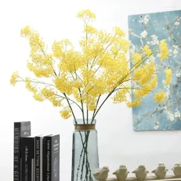 装飾的な花シミュレーションプラスチック肉の人工的な多肉植物ハイドジアヒルトレントブランチウェディングホームパーティーテーブル装飾偽の花