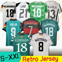 ワールドカップ1990 1992 1994 1988 Retro Littbarski Ballack Soccer Jerseys Klinsmann Matthias Home Shirt Kalkbrenner Jersey 1996 _jersey