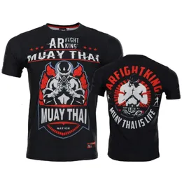 Muay Thai Life Short Sleeve MMA Fight Sports snabbtorkande t-shirt Omfattande stridsträning Fiess Sanda Personlig fritid