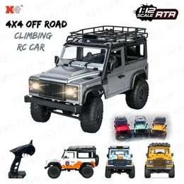 MN MN99S MN78 MN98 MN99 D90 112 RC Car 24G Remote Control 4X4 Off Road LED Light 4WD Climbing Truck Toy Gift for Boy 240106