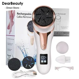 Kit removedor de calos de pé elétrico recarregável removedor de calos portátil arquivo de pé para ferramentas de pedicure de pele seca dura rachada morta 240106