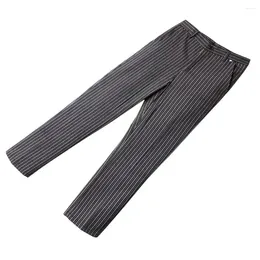 Abbigliamento da motociclista Pantaloni larghi da donna da uomo Pantaloni 2 tasche Ristorante Cucina Uniforme Cuoco Elastico in vita M-4XLStripe