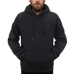 Pure Color Men Sportswear Fashion Brand Mens Hoodies Pullover Hip Hop Tracksuit Sweatshirts Hoodie Sweats S-3XL 240108