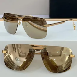 Luksusowy projektant The Aeronaut III Męskie okulary przeciwsłoneczne marka mody Pilot Laser Lens Nowoczesne okulary przeciwsłoneczne w stylu mody