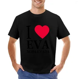 Canotte da uomo I Love Eva Noblezada (1) T-shirt Grafica T-shirt Abbigliamento vintage Magliette da uomo