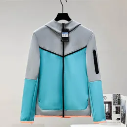 Tech Fleece Designer Mens Mulher Calças Homens Full-zip Tech Fleeces Moletom Tech Sportswear Jaqueta Reflexiva Cintura Cord Bolso Niki Tech 9929