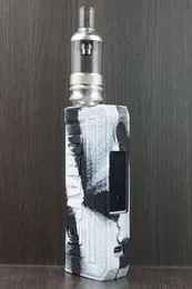 100st silikonfodral för voopoo dra 3 färgglada fall textur täcker skyddande gummi wrap hud för dra 3 kit7365497