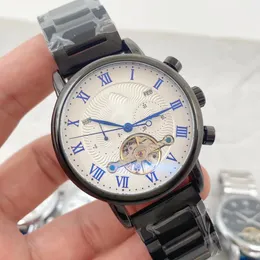 Boutique Business Casual Men's Watch Watch Automatic Mechanical Watch مع دولاب الموازنة عالي الجودة العلامة التجارية الفولاذية المصنوعة من الفولاذ المقاوم للصدأ الحزام