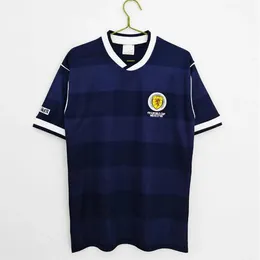 قميص كرة القدم Retro England World Scotland Football Shirt Cup Scotland Scotland Football Dorts Retro Soccer Courseys Vintage Jersey Collection Stachan McStay 682