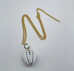 2024 Luxury quality charm pendant necklace with ball beads in 18k gold plated and black color have stamp box PS3729A