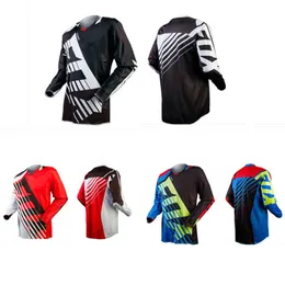 Męskie koszulki Summer Długie rękawy Reducing Reducing Suit Stuping Motocykl Racing Racing Rower Rower Rower Suit Top Foxx