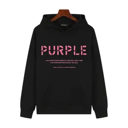 Roxo marca designer hoodies das mulheres dos homens letras impressas pullovers moda moletom com capuz casual suéteres esportes outerwear com capuz