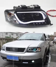 LED LED Running Head Light for Audi A6 C4 Headlight 1999-2004 A6L Turn Signal High Beam Lans