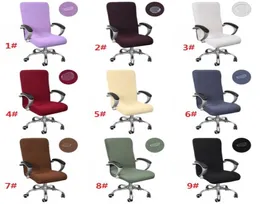 SML Office Chair Cover Universal Size Elastic Waterproof Rotating Chair Cover Modern Stretch Arm Stol SlipCovers3065351