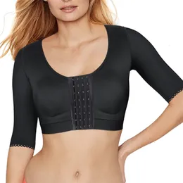 Fajas Buckel Haltung Korrektor Büstenhalter 3 Reihen Haken Bralette Shaperwear Crop Tops Arm Abnehmen BH Former Frauen Colombianas 240106