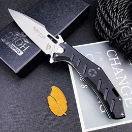 Coltello RUSSIA HOKC Star Coltello pieghevole militare tattico Coltelli da tasca sopravvivenza da caccia Coltello da tasca esterno D2 in acciaio Multi EDC Difesa