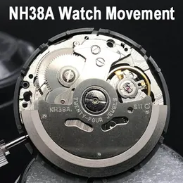 Japão NH38A Movimento mecânico de alta qualidade Marca automática Selftwinding MOV Substituição NH38 24 Jóias Mecanismo de importação238E