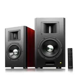 Alto-falantes Airpulse A300 A300PRO Bluetooth Speaker Active Bookshelf Speaker Saída Subwoofer Bluetooth APTX 4.0 com controle remoto