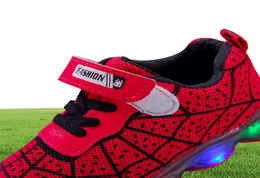 Scarpe da ginnastica taglia 21-35 Scarpe da bambino LED con luci Mesh Bambino per bambini Ragazzi Ragazze luminose Incandescente 2210254973726