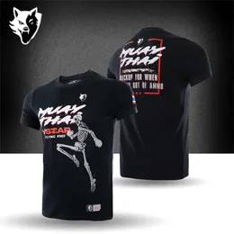 T-shirt VSZAP Fighter Sports, Azione Thai Boxing, Jujitsu, Spring Sanda, Boxer MMA, Fiess, Tempo libero, Competizione