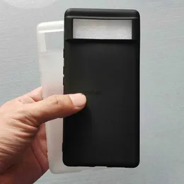 携帯電話のケース携帯電話保護シェルグーグルPixel 6 Pro Pixel6 anti-fingerprintl240105用のウルトラシンマット電話ケースケース