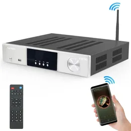 Speakers Fosi Audio E10 PRO Bluetooth 5.0 Stereo Home Audio Receiver Amplifier DAC HiFi TPA3251D2 UDisk Bluetooth AUX Input for Speakers
