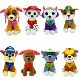 Factory wholesale 9 styles 20cm Claw patrol dog plush toy animation peripheral doll kids gifts