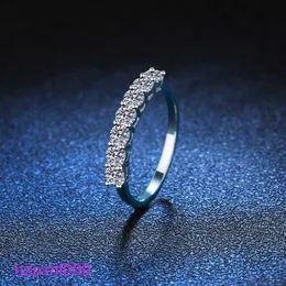 S61o Designer Tiffanset Band Rings Mozan Diamond Ring 925 Female Sterling Silver t Home Morsang Stone Tiktok Princess Seven Row Drill Jingqiang Tremble Hot Mon