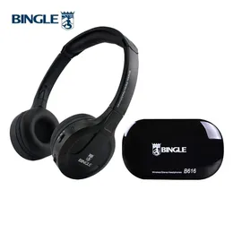 Radio Bingle B616 Çok Fonksiyonlu Kablosuz Stereo Kulaklık Kulak Kulağı FM MP3 PC Akıllı Telefonlar için Radyo Kablolu Kulaklık Verici