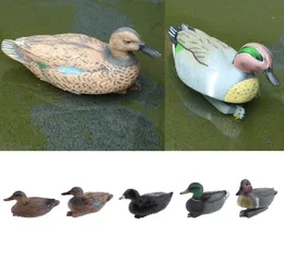 5 TYPER LIVELIGA REALISK DUCK FIGURT JAKTING DECOY GARDEN Damm Flytande Staty Lawn Decoration True to Nature Animals Y09146387718