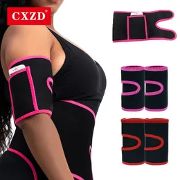CXZD 1PAIR 여성 팔 셰이퍼 슬리밍 트리머 셰이퍼 암 제어 Shapewear Sleeve Slimmer Arm Pad 체중 감량 제품 240106