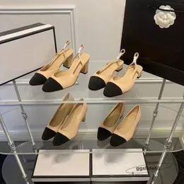 Kadın Slingbacks Sandal Zincirleri Bale Daireler Ayakkabılar Espadriller Balerin Sandaletler Parti Partisi Gelinlik Ayakkabıları Tıknaz Yüksek Topuklu Terlik Pompaları
