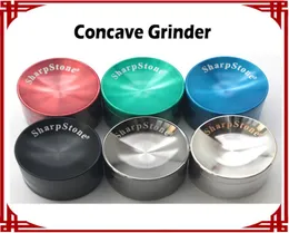 sp Concave Grinders With Sharpstone Logo 40505563mm Herb Grinders 4 Layers sharp stone grinders Zinc Alloy Concave Surface6457356