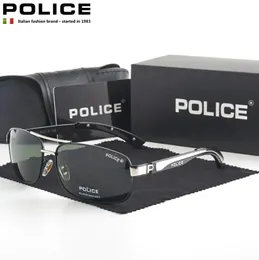 النظارات الشمسية العلامة التجارية Police Sunglasses Men Pilot Pilot Girlot Girlot Top Designer AAAAA+ Driving Classes UV400 2018