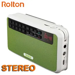 Lautsprecher Rolton E500 Mini-Bluetooth-Lautsprecherbox, unterstützt Bluetooth-Telefonanruf/TF-Karte/MP3/FM-Radio/Kopfhörer/LED-Licht/Lautsprecher/Rec