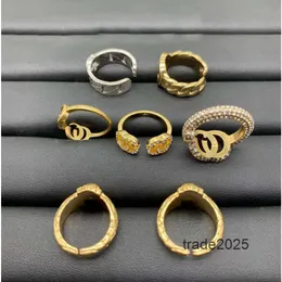 Anello di design Lettera alla moda G Anelli a fascia Bague Bijoux per gli amanti della festa di nozze da donna Gioielli di fidanzamento regalo