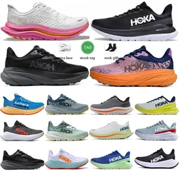 Hokas One Running Shoes Hoka Kawana White Pink Carbon X 2 X3 트리플 흰색 검은 도전자 ATR 6 7 DHGATE 디자이너 달리기 운동화 마하 4 Womens Mens 트레이너