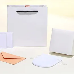 Neuer Schmuck Vollpackung Papiertüte Velvet -Taschen Kisten Pandoras hochwertige Luxus Verschiedene Marken Geschenkbox Packing Geschenkbox Sets Großhandel Großhandel
