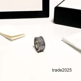 Designer-Ring, luxuriös, für Herren und Damen, G-Ringe, modischer Buchstabe, Messingringe, lichtecht, antiallergisch, Valentinstag, Geburtstagsgeschenk