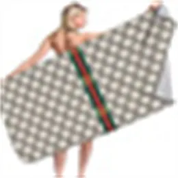 Модное банное полотенце с буквенным принтом, мягкое и толстое высококачественное полотенце, дизайнерское для пар, спортивное пляжное жаккардовое полотенце в подарок.