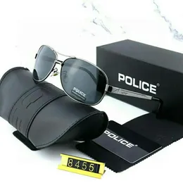 Óculos de sol polícia 8455 óculos de sol polarizados óculos de condução masculinos esportes ao ar livre para homens marca designer oculos condução óculos uv400