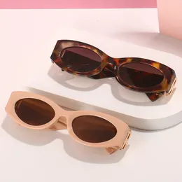 Óculos de sol designer óculos 2024 retro olho de gato óculos de sol para mulheres e homens triomphe oval francês high street na moda elegante